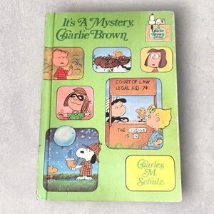 It’s a Mystery, Charlie Brown 1975 Vintage Book HC Charles Schulz Peanuts Snoopy